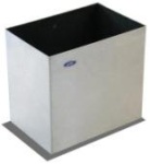 Botes para basura de acero inoxidable contenedores de basura botes de